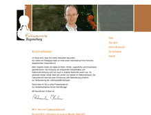 Tablet Screenshot of cellounterricht-regensburg.de